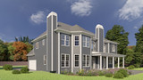 Craftsman House Plan - Astoria 65238 - Rear Exterior