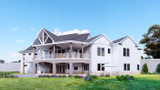 Farmhouse House Plan - Tiger Creek Cottage B 65863 - Rear Exterior