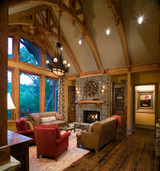 Farmhouse House Plan - Tiger Creek Cottage B 65863 - Living Room