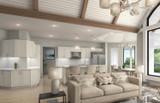 Farmhouse House Plan - Tiger Creek Cottage B 65863 - Living Room