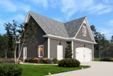 Farmhouse House Plan - Amicalola C 76706 - Left Exterior