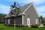 Farmhouse House Plan - Amicalola C 76706 - Rear Exterior