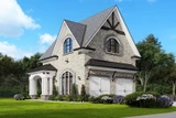 European House Plan - Cagle 77982 - Left Exterior