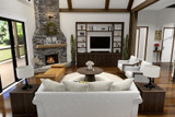 Secondary Image - Craftsman House Plan - Sprucebow 82254 - Living Room