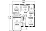 Classic House Plan - 89244 - 1st Floor Plan