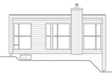 Contemporary House Plan - 92647 - Right Exterior