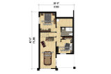 Secondary Image - Contemporary House Plan - 92647 - Basement Floor Plan