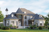 European House Plan - Brockton Hall 96009 - Front Exterior