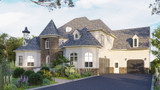 European House Plan - Brockton Hall 96009 - Front Exterior
