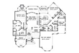 European House Plan - Brockton Hall 96009 - 1st Floor Plan
