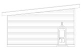 Contemporary House Plan - Shamrock 14829 - Left Exterior