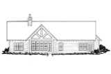 Farmhouse House Plan - Cool Springs 29805 - Rear Exterior