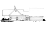 Farmhouse House Plan - Cool Springs 29805 - Left Exterior