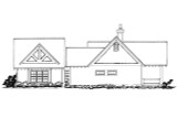 Farmhouse House Plan - Cool Springs 29805 - Right Exterior