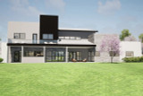 Contemporary House Plan - Amaryllis 31755 - Rear Exterior