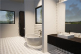 Contemporary House Plan - Amaryllis 31755 - Master Bathroom