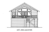 Craftsman House Plan - 33734 - Left Exterior