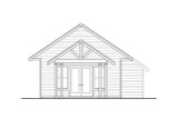 Secondary Image - Craftsman House Plan - Poolhouse 39274 - Left Exterior