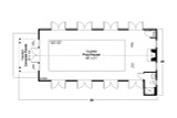 Craftsman House Plan - Poolhouse 39274 - 1st Floor Plan