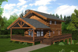 Lodge Style House Plan - 45502 - Front Exterior