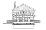 Lodge Style House Plan - 45502 - Rear Exterior
