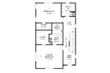 Secondary Image - Contemporary House Plan - Hill Street 61666 - 2nd Floor Plan Secondary Image - Contemporary House Plan - Hill Street 61666 - 2nd Floor Plan