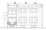 Contemporary House Plan - 75797 - Rear Exterior
