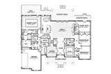 Craftsman House Plan - Riverbend 77211 - 1st Floor Plan