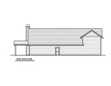 Farmhouse House Plan - 79384 - Rear Exterior