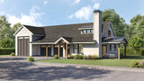 Farmhouse House Plan - 79384 - Right Exterior