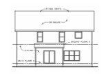 Craftsman House Plan - Moss Bluff II 67256 - Rear Exterior