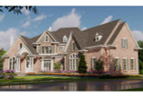 European House Plan - Avonstone Manor 77406 - Front Exterior