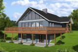 Craftsman House Plan - 85283 - Rear Exterior