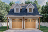 Traditional House Plan - Thayer 35864 - Front Exterior