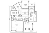 Tuscan House Plan - Briscoe Valley 51441 - 1st Floor Plan