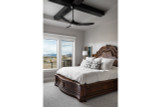 Tuscan House Plan - Briscoe Valley 51441 - Master Bedroom