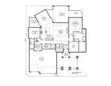 Tuscan House Plan - Briscoe Valley 51441 - 1st Floor Plan