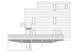 Contemporary House Plan - Terrapin Ridge 60578 - Right Exterior