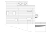Contemporary House Plan - Terrapin Ridge 60578 - Left Exterior