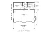 Modern House Plan - 97859 - 1st Floor Plan
