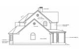 Farmhouse House Plan - Troon Manor 96425 - Left Exterior