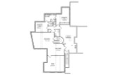Ranch House Plan - Shearwater 54078 - Basement Floor Plan