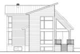 Contemporary House Plan - 48944 - Rear Exterior