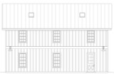 Country House Plan - Eastern Oak Barn 15528 - Left Exterior