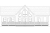Traditional House Plan - Rocky Creek 77849 - Rear Exterior