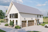 Farmhouse House Plan - Stillwater 57358 - Right Exterior