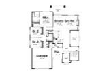 Cottage House Plan - Bryant Park 52138 - 1st Floor Plan