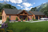 Craftsman House Plan - Sandy Bay 64334 - Front Exterior