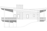Modern House Plan - Sugar Top Mountain 64262 - Left Exterior