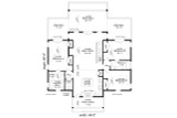 Modern House Plan - Sugar Top Mountain 64262 - 1st Floor Plan